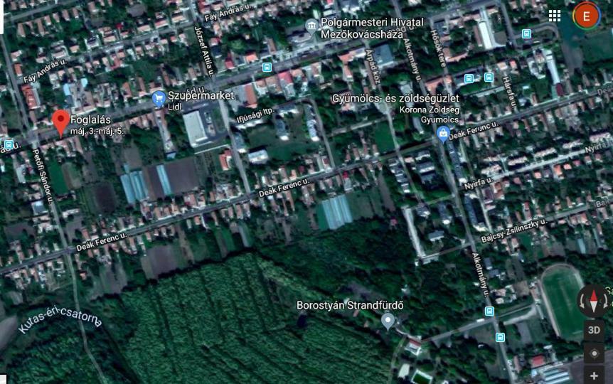 Harsfak Villa Mezokovacshaza Bagian luar foto